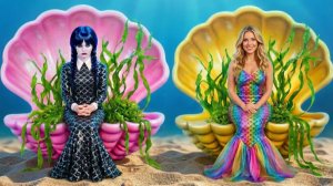 Русалка Среда vs русалка Энид 🧜 DIY преображение