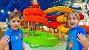 Братья Близнецы- Семейный отдых в крытом аквапарке!...