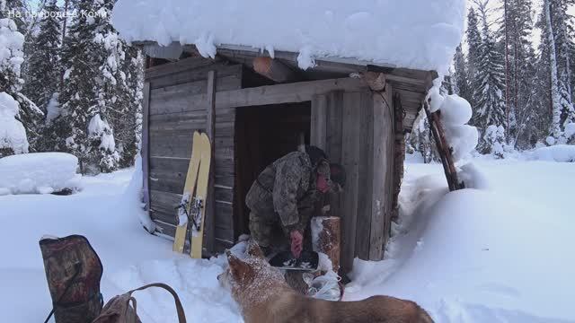 ЗДРАВСТВУЙ ИЗБУШКА. ТАКОЙ СНЕГ НИ НА БУРАНЕ НИ НА ЛЫЖАХ, ЕЛЕ ДОШЁЛ. 3 серия