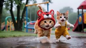 Пузырчатый дневник котенка в тигровой шапочке 🐱🌈 Наблюдайте, как этот котенок создает самый сказоч