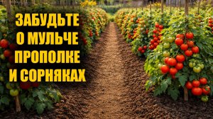 Забудьте о прополке, сорняках и мульче! Жалею что раньше не узнала!