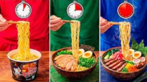 1 МИНУТА vs 1 ЧАС vs 1 ДЕНЬ РАМЭН!