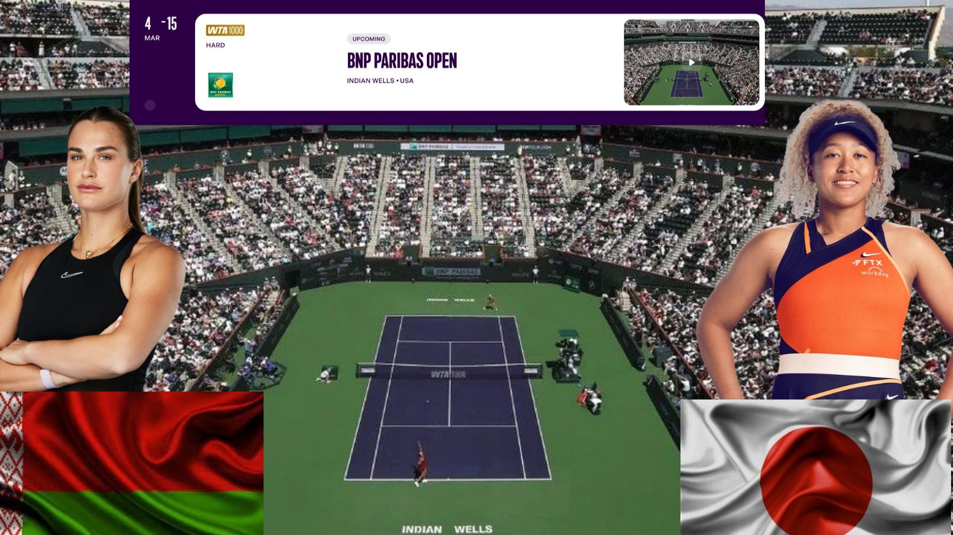 (1) 🇧🇾Арина Соболенко — (16) 🇯🇵Наоми Осака