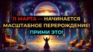 11 МАРТА ВСЁ МЕНЯЕТСЯ — ЮПИТЕР РАЗВЕРНУЛСЯ И ЗАПУСКАЕТ ЗОЛОТУЮ ЭПОХУ ДЛЯ ТРЁХ ЗНАКОВ!💖