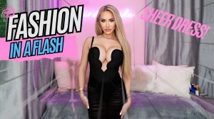 Claudia Fijal - Fashion In A Flash Bandage Sexy Try On