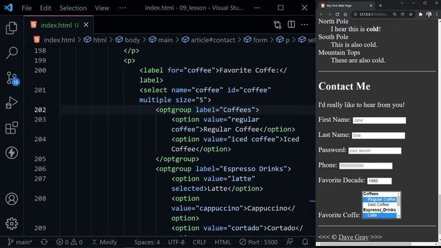 freeCodeCamp.org - 0168.2 - Learn HTML. Full Tutorial for Beginners. Part 2