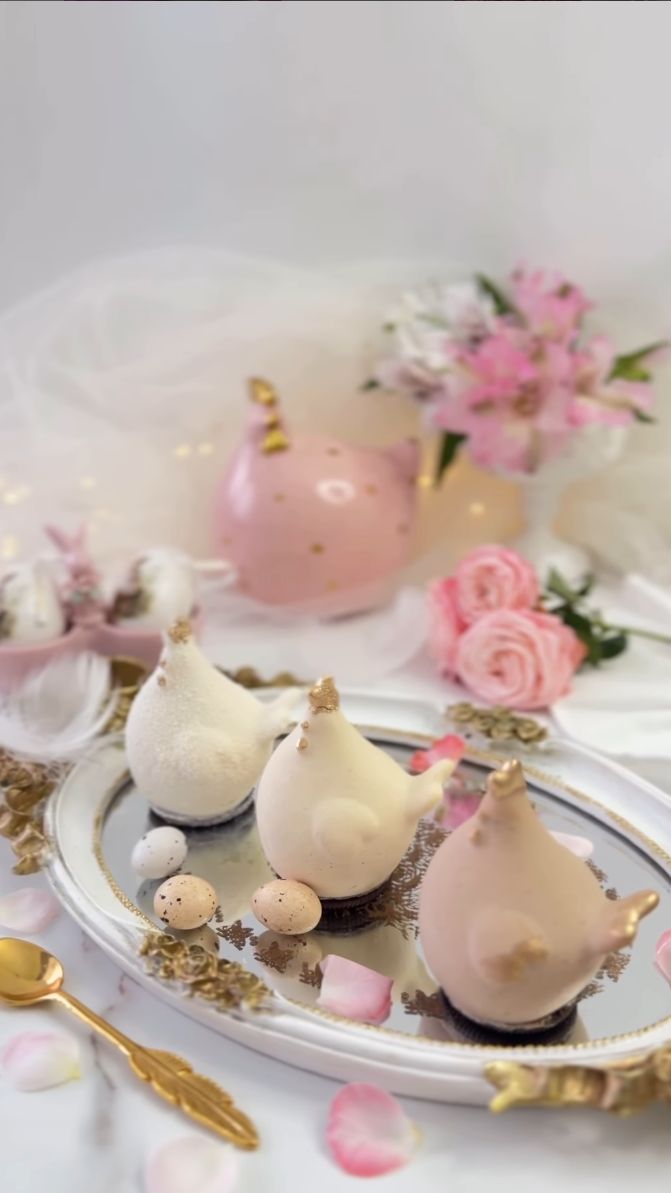 Пасхальные пирожные "Курочка"