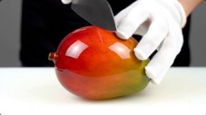 НАРЕЗАЕМ СТЕКЛЯННЫЕ ФРУКТЫ - ЭТО ОЧЕНЬ ПРИЯТНО СЛУШАТЬ.