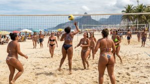 Плюссайз не помеха красивым девушкам носить минибикини