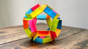 Необычный шар из бумаги своими руками