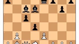 Тарраш гениально выигрывает у Нимцовича, грозил мат в 1 ход