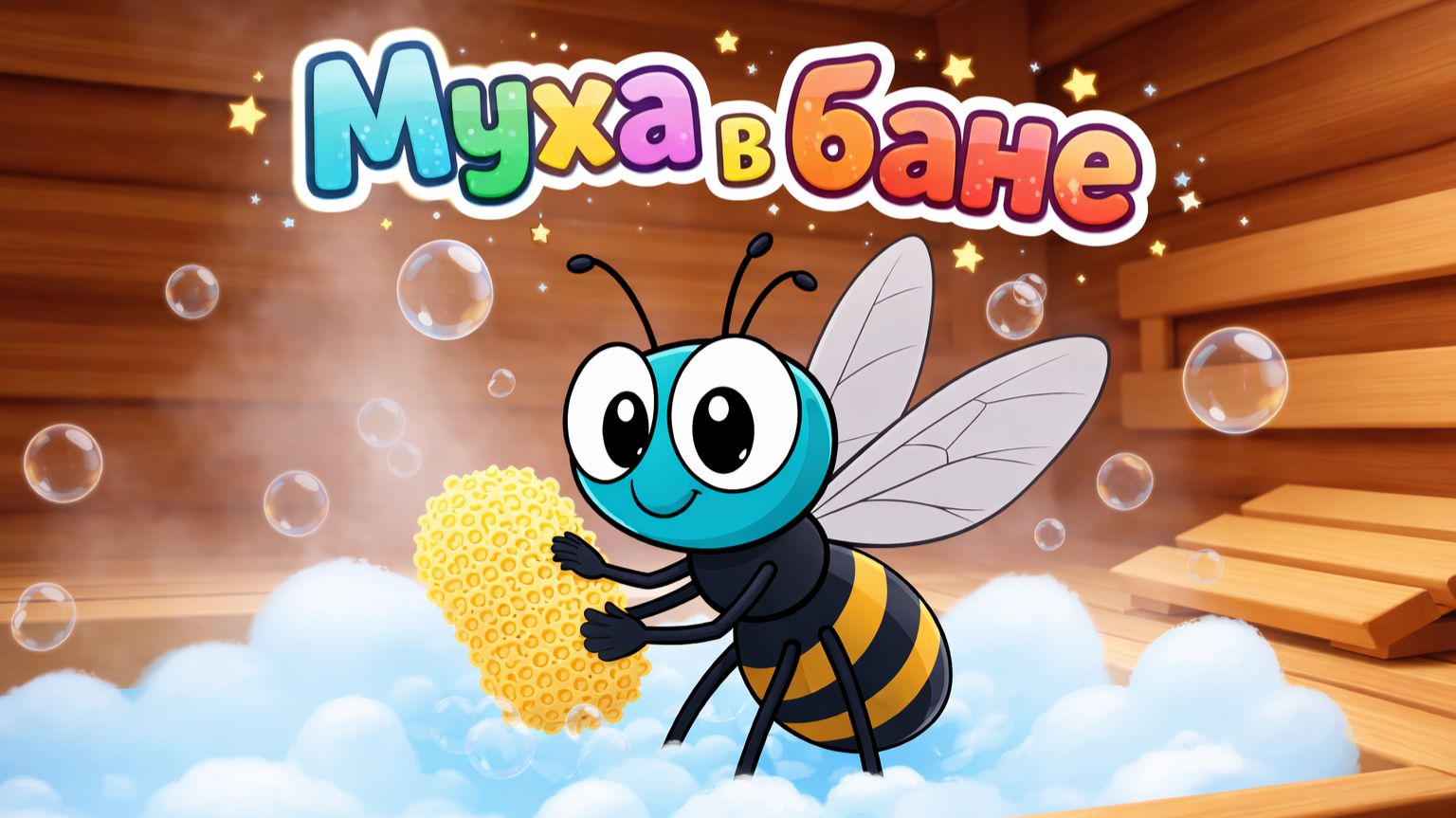 Муха в бане🧼. Мультик — сказка 🎈
