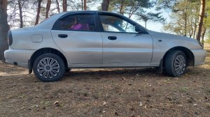Серебристый Chevrolet Lanos 2009 года