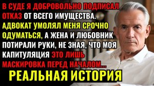 В_суде_я_ДОБРОВОЛЬНО_ОТДАЛ_жене_всё_имущество_Адвокат_УМОЛЯЛ_МЕНЯ одуматься...
