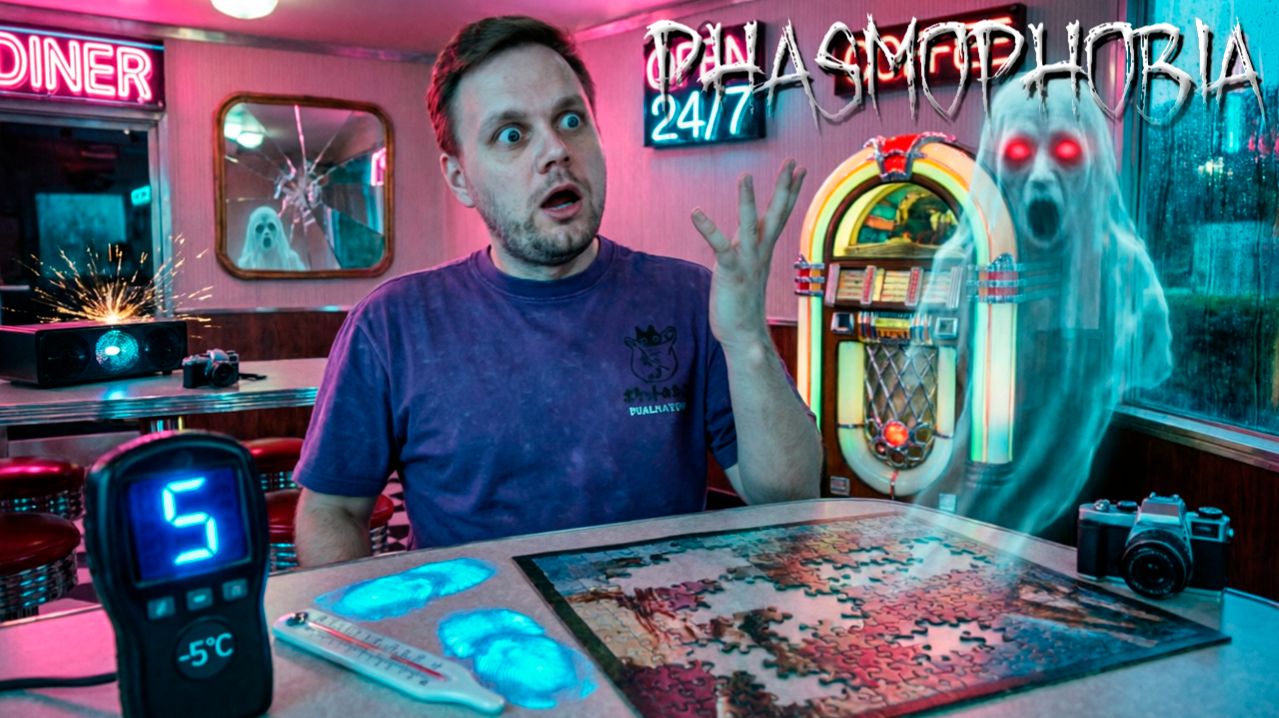 ПАЗЛ В ДИНЕРЕ: КТО ЗДЕСЬ?! | Phasmophobia