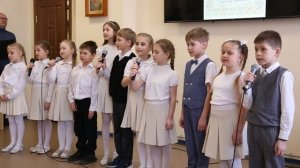 Песня "Воскресная школа". Младшая группа воскресной школы Свято-Елизаветинского храма