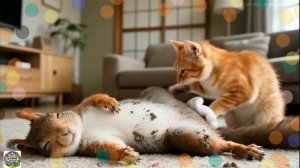 🍿 Рыжик и Муму спасают потерявшего сознание бельчонка 🐿️💕