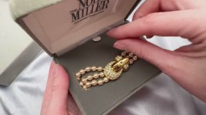 19. РАСПАКОВКА Винтажной бижутерии. Nolan Miller, Joan Rivers, Sarah Coventry,KJL, и др.