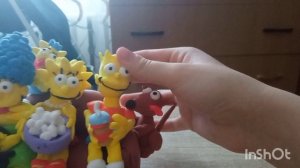 Обзор на фигурку Симпсонов из воздушного пластилина
