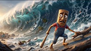 Спасаемся от цунами, чтобы избавиться от проблем с мозгом (версия для телефонов) 🌊💀