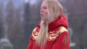 Звучит Российский гимн.Впервые за 12 лет на Паралимпиаде