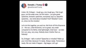 🤦♂️Это какой-то сюр…

Дональд Трамп призвал Эрдогана доказать свою лояльность путем убийства