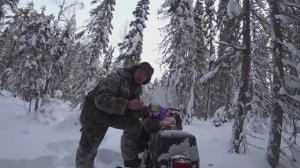 ТАК И НЕ ДОЕХАЛ ДО ИЗБУШКИ. БРОСИЛ БУРАН И ПОШЁЛ НА ЛЫЖАХ. 2 серия