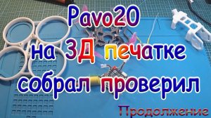 Pavo 20 на 3Д печатке собрал проверил (продолжение)