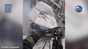 Электрическая ловушка: оголённый провод ЛЭП расплавил кроссовер в Самаре