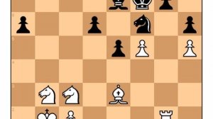 Гениальная игра Фишера со слоном против 3 пешек