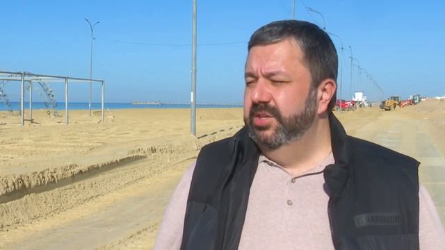 В Витязево завершили восстановление тестового участка пляжа