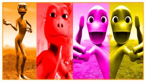 Зелёный Человек Танцует Baby Calm Down FULL HD Selena Gomez & Rema Official battle #46 в Tiles Hop