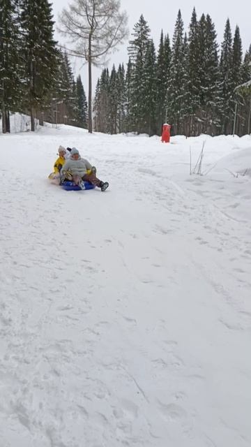 смотрите до конца! Покатались в лесу на бубликах. Осторожно мат!!!