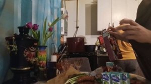 ВЕЧЕР ВЬЮГА,РЕШИЛИ ОТКРЫТЬ 🍷МУЖ СДЕЛАЛ ХОЛОДЕЦ.