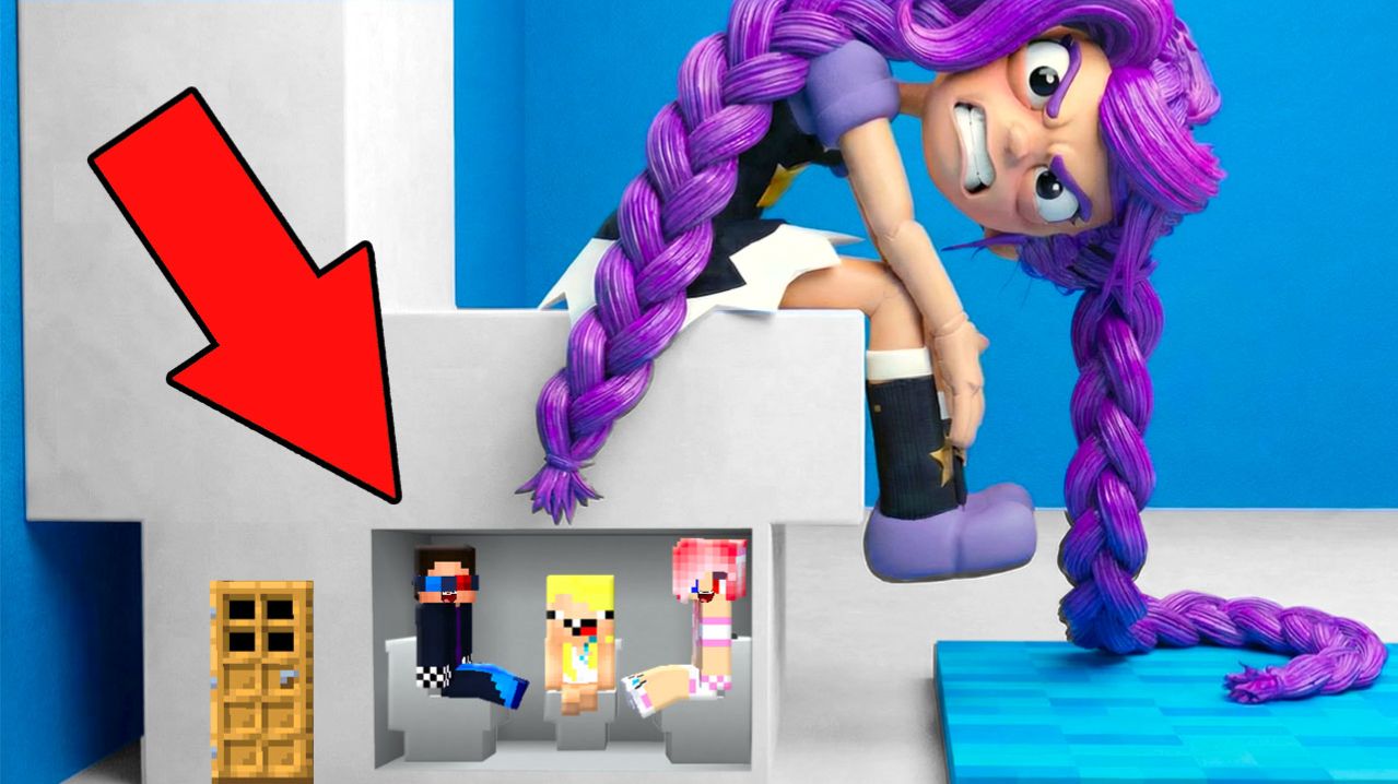 🚽МЫ ПОСТРОИЛИ МИНИ ДОМ В УНИТАЗЕ ЛИЛИ В МАЙНКРАФТ! ШЕДИ МЕН MINECRAFT