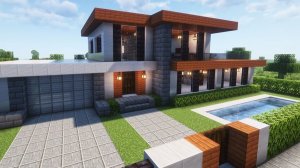 САМЫЙ КРАСИВЫЙ СОВРЕМЕННЫЙ ДОМ в Minecraft 😍