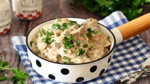 🍲 Тушеная утиная печень в сметане / будет очень вкусно с картошкой пюре