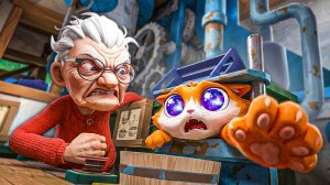 БАБУЛЯ ПРИДАВИЛА КОТА ПРЕССОМ И ПОЖАЛЕЛА ОБ ЭТОМ..🐈 в I Am Cat VR