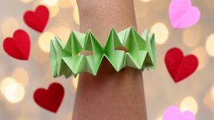 Как сделать браслет из бумаги