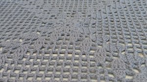 Филейная салфетка крючком .