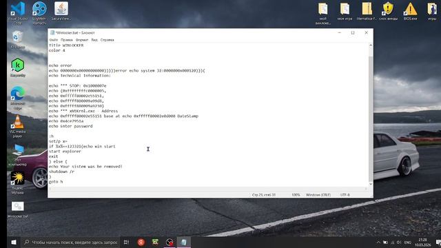 тутор на винлокер