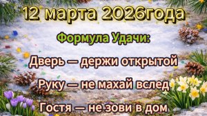 Народные приметы на 12 марта 2026 года