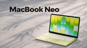 MacBook Neo — новый ноутбук Apple за 599$ | чип A18 Pro, Liquid Retina и Apple Intelligence