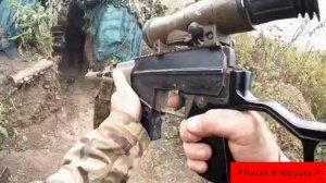 🔴Налёт Российской «ДРГ» «1-й танковой армии» на украинский опорник в тылу. (архив).🔴