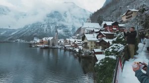 Снежная живописная зимняя прогулка в Гальштате, Австрия. Звуки зимы ❄️