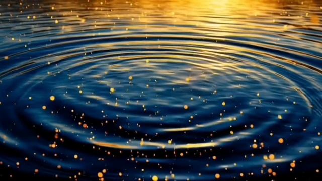 Золотая вода — расслабляющие волны для медитации и отдыха