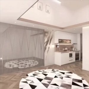 Интерьер двухэтажной квартиры