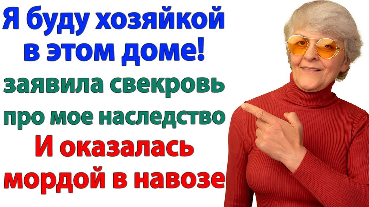 Ты меня не выгонишь! Смеялась свекровь. И полетела кубарем в канаву|Семейные Драмы|Жизненные Истории