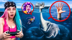 ДРОН СНЯЛ КАК РУКА МОНСТР ПОЙМАЛА МИРА РУМИ ЗОУИ В РЕАЛЬНОЙ ЖИЗНИ!!