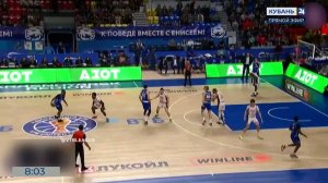 ПБК «Локомотив-Кубань» на выезде уверенно обыграл «Енисей» со счетом 91:80